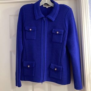Blue 100% wool sweater